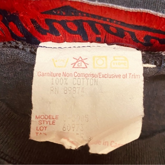 Vintage Indians Authentic Cleveland Indians Professional Sport T-Shirt Navy Sz L - Picture 7 of 9